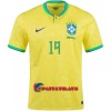 Virallinen Fanipaita Brasilia G. JESUS 19 Kotipelipaita MM-Kisat 2022 - Miesten